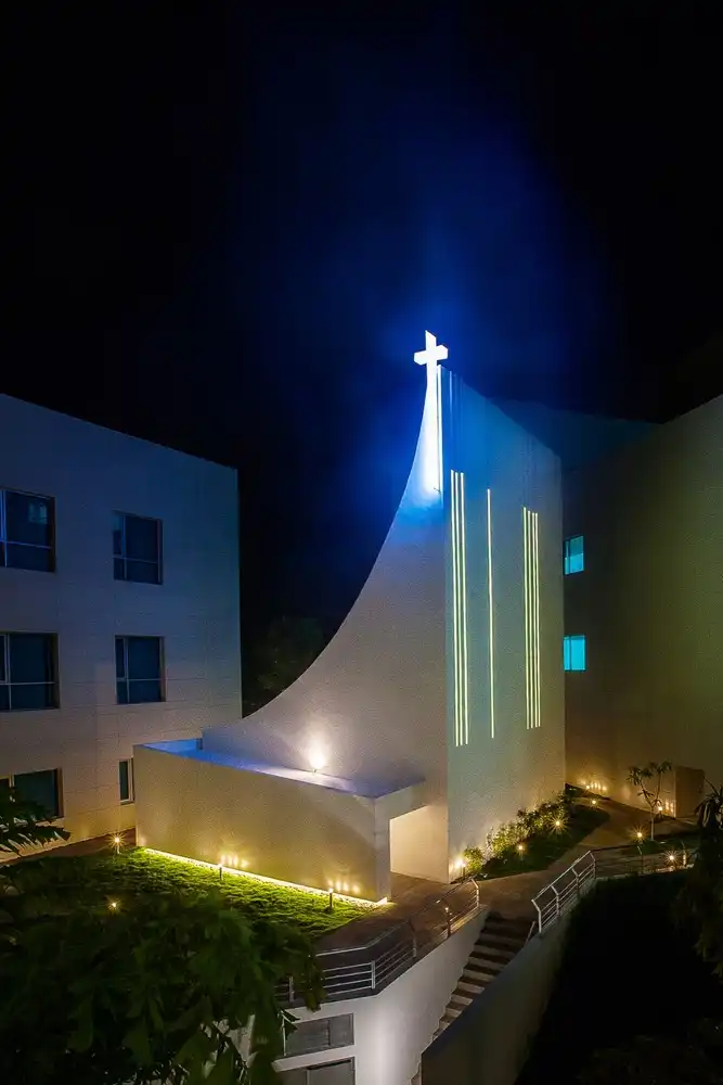 Holy Ghost Chapel on Night