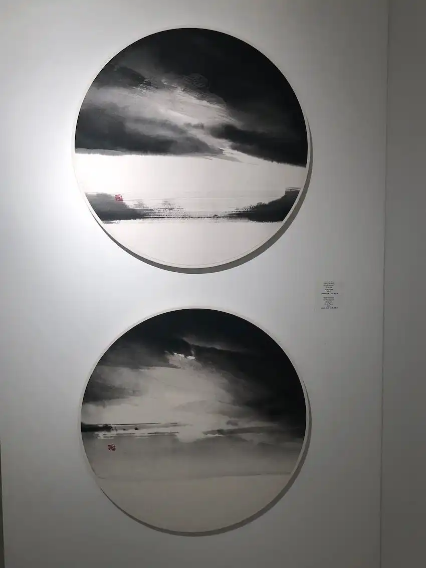 Like those depicting water, artworks with clouds have a calming appeal.