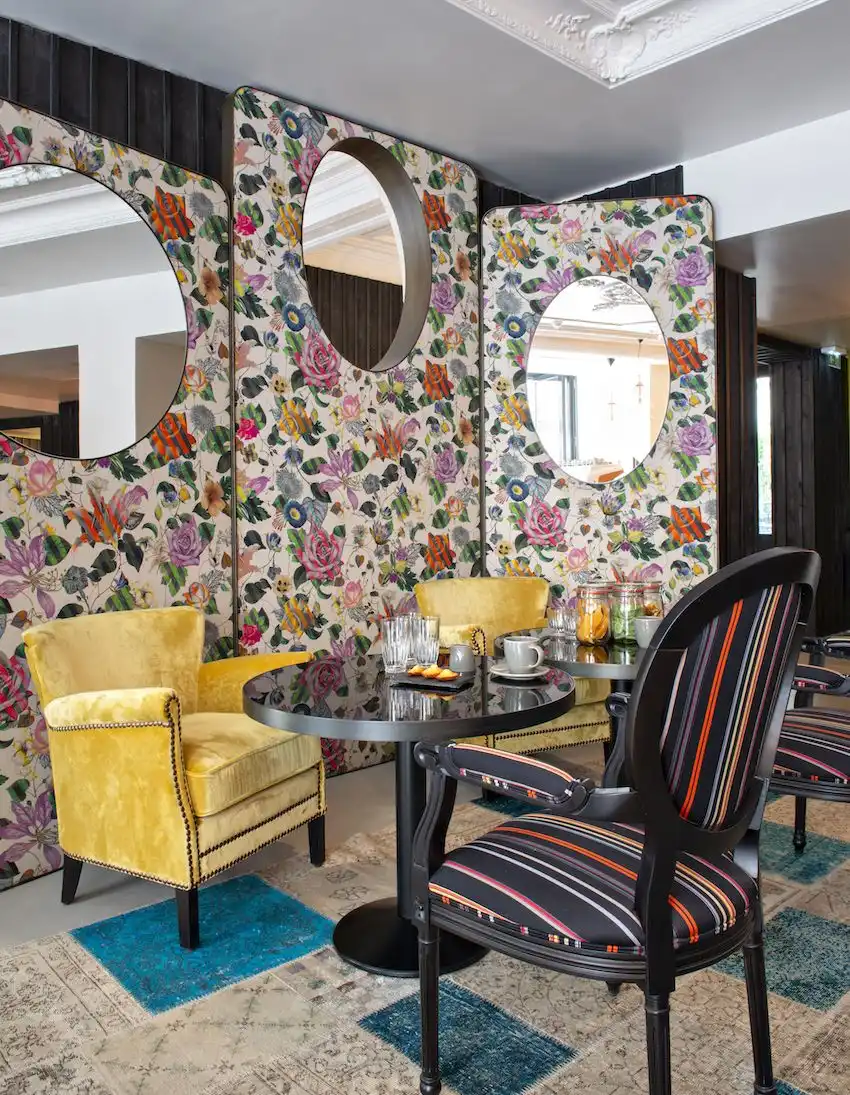 The area is ideal for enjoying some tea and a Madeline.
