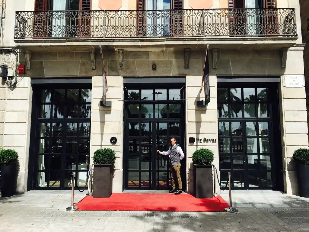 Hotel The Serras – Barcelona Spain Entrance