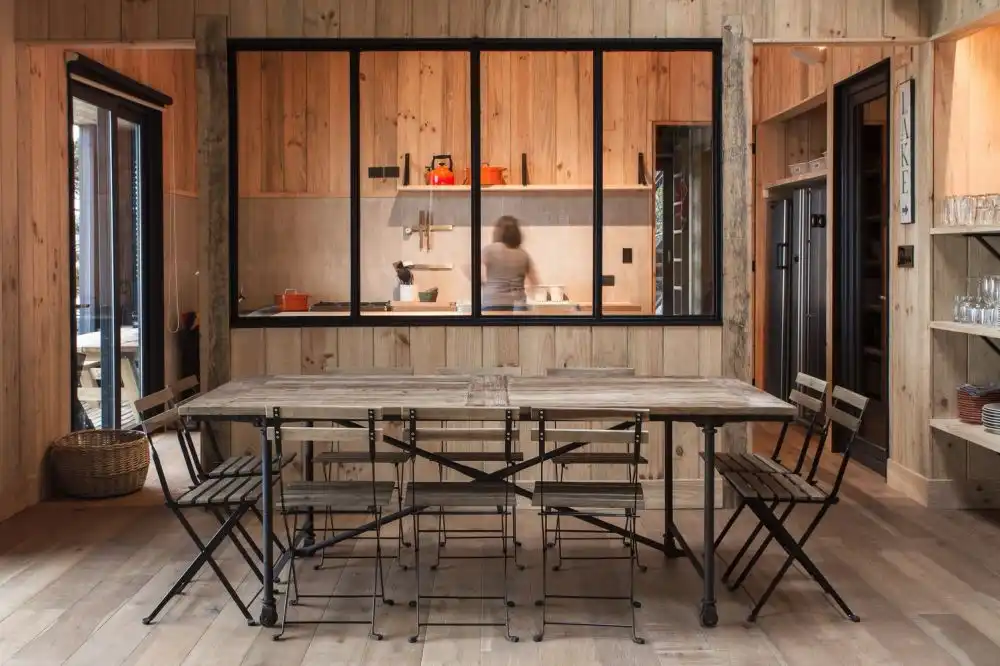 House on Todos Los Santos Lake design Apio Arquitectos kitchen