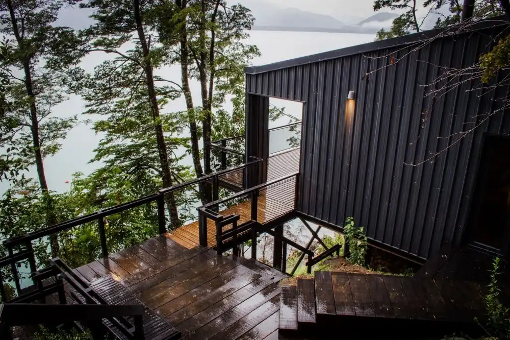 House on Todos Los Santos Lake design Apio Arquitectos