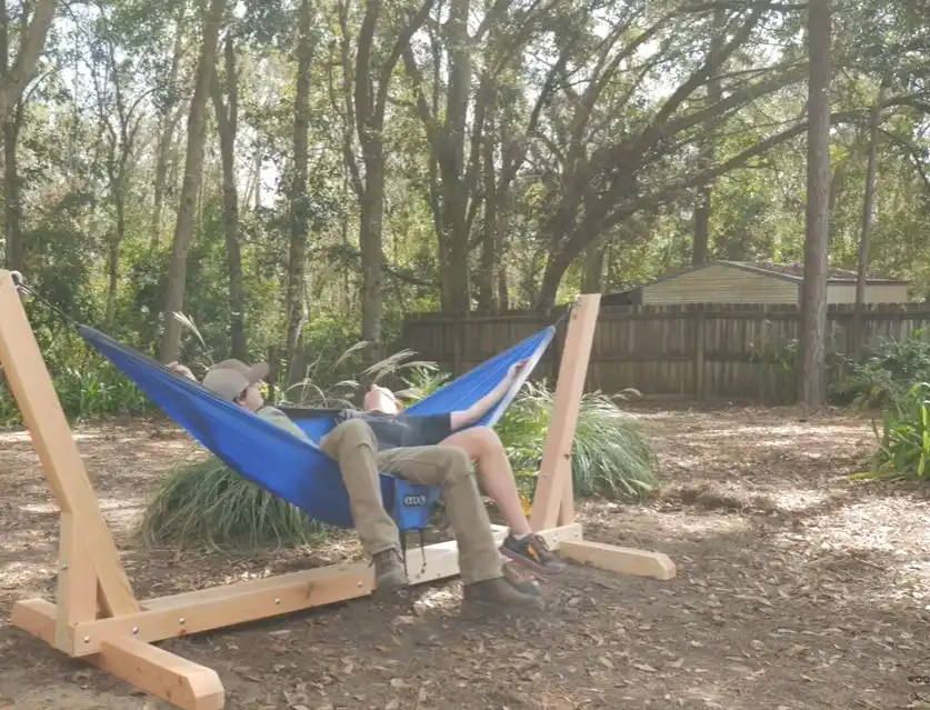 How To Build A Hammock Stand Easy Woodworking Project