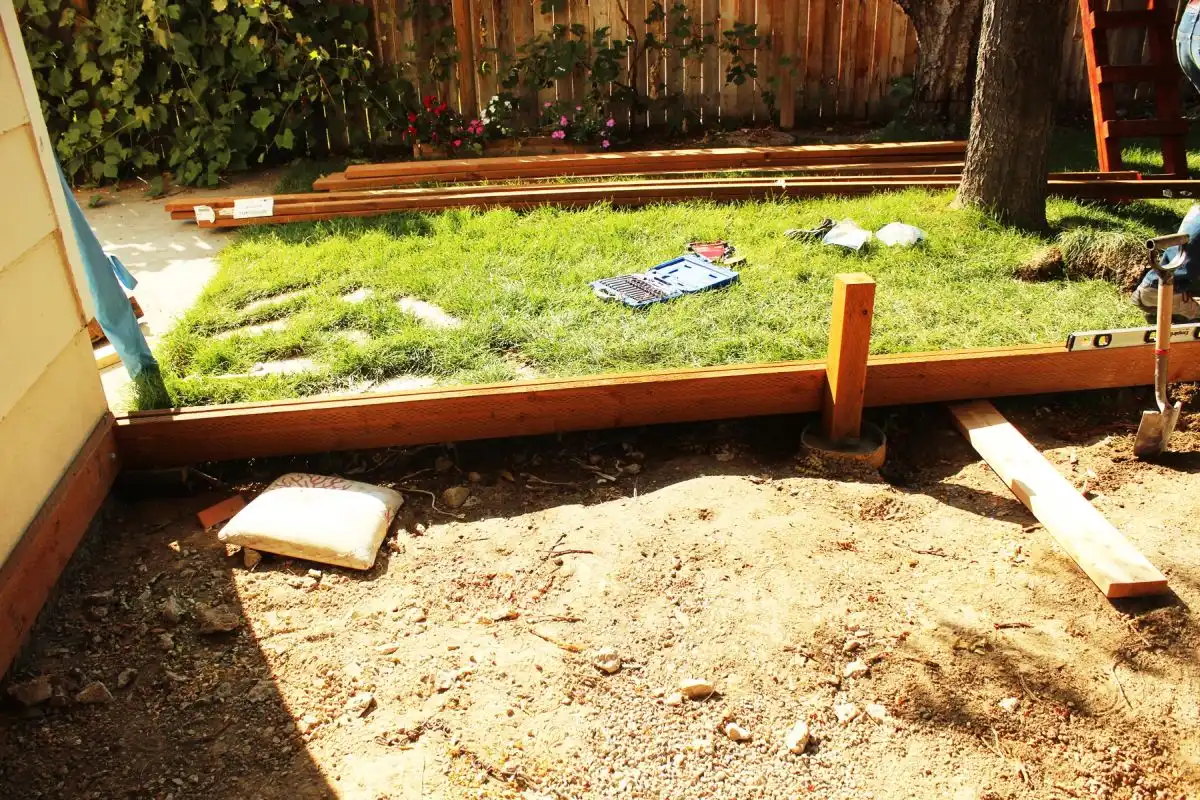 How to Build a Deck Frame 11