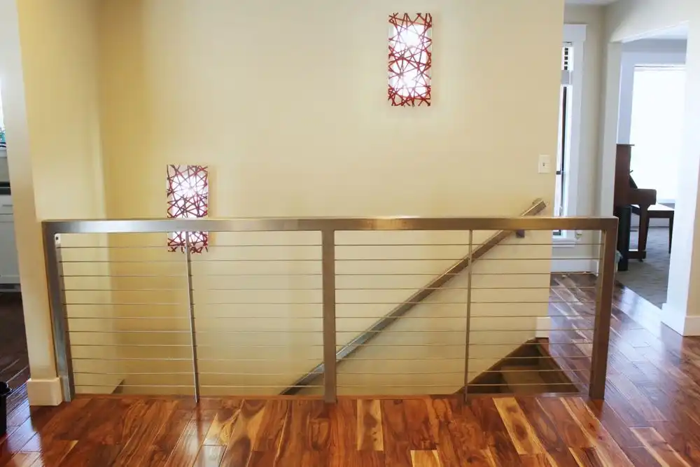 How to Decorate Living Room - staircase wall