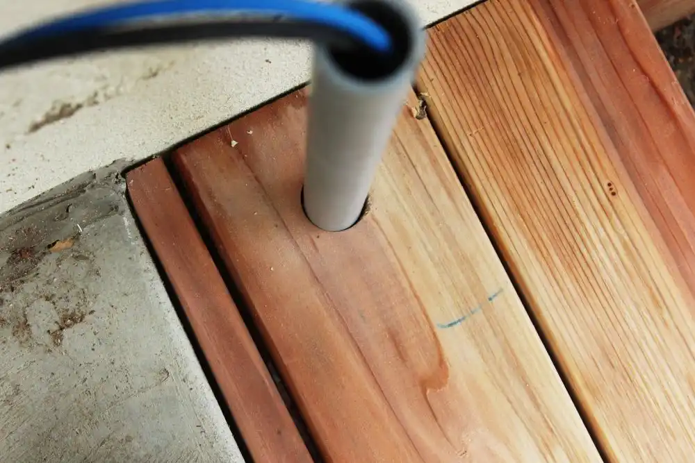 How to Install a Redwood Deck Floor 16