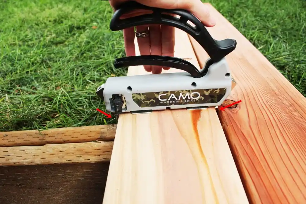 How to Install a Redwood Deck Floor 13