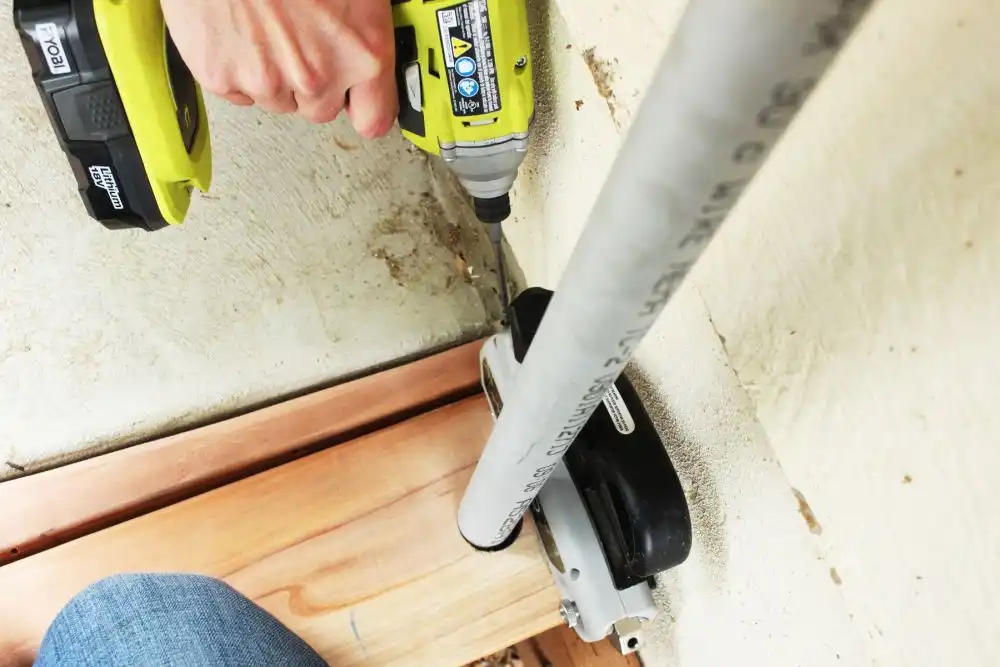 How to Install a Redwood Deck Floor 15