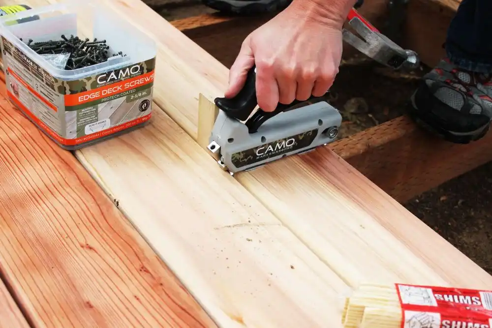 How to Install a Redwood Deck Floor 23