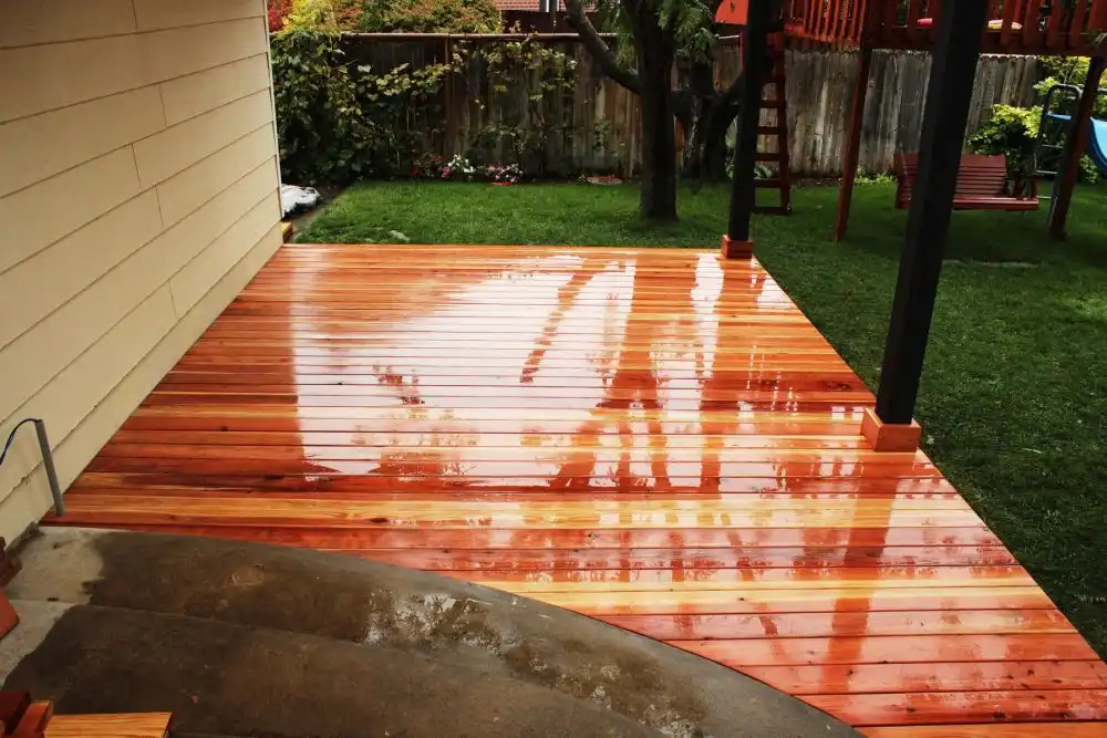 How to Install a Redwood Deck Floor 41