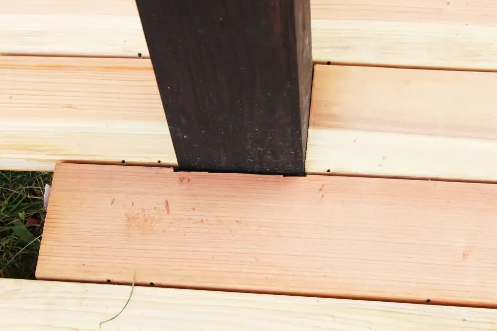 How to Install a Redwood Deck Floor 34