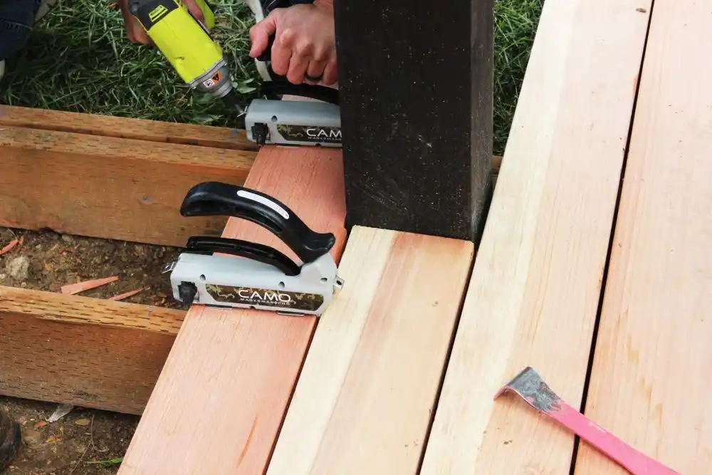 How to Install a Redwood Deck Floor 32