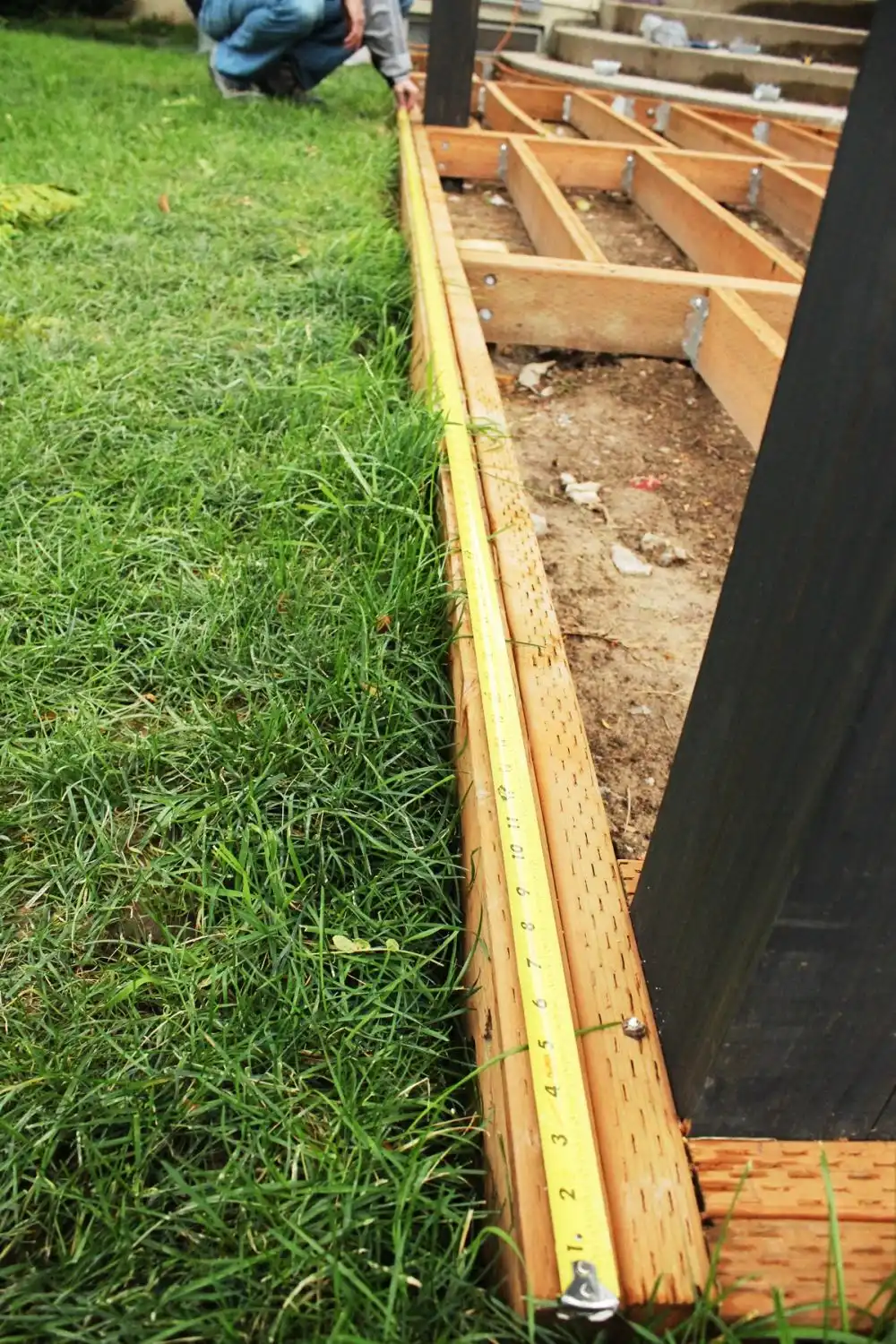 How to Install a Redwood Deck Floor 2
