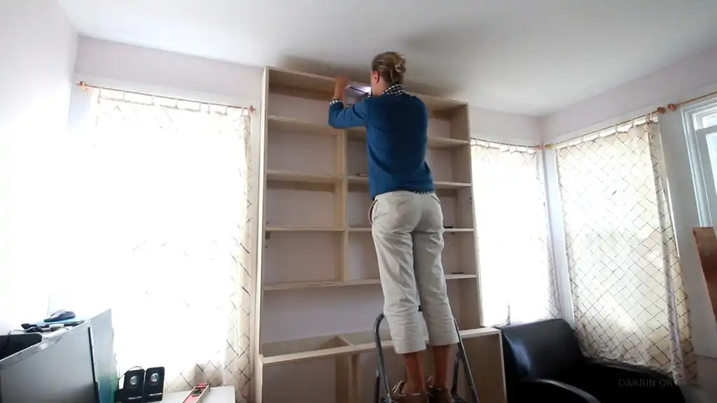 How to Make Built In Bookcases