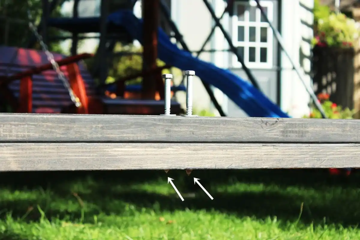 How to Wall-Mount a Pergola Frame - back side