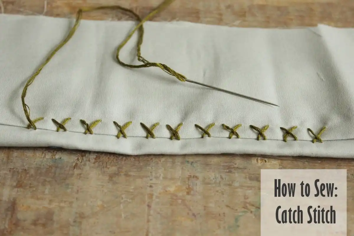 How to Sew - Catch Stitch