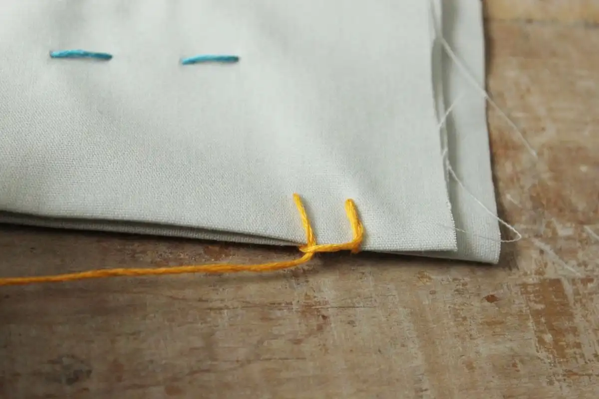 How to Sew Pull the thread taut
