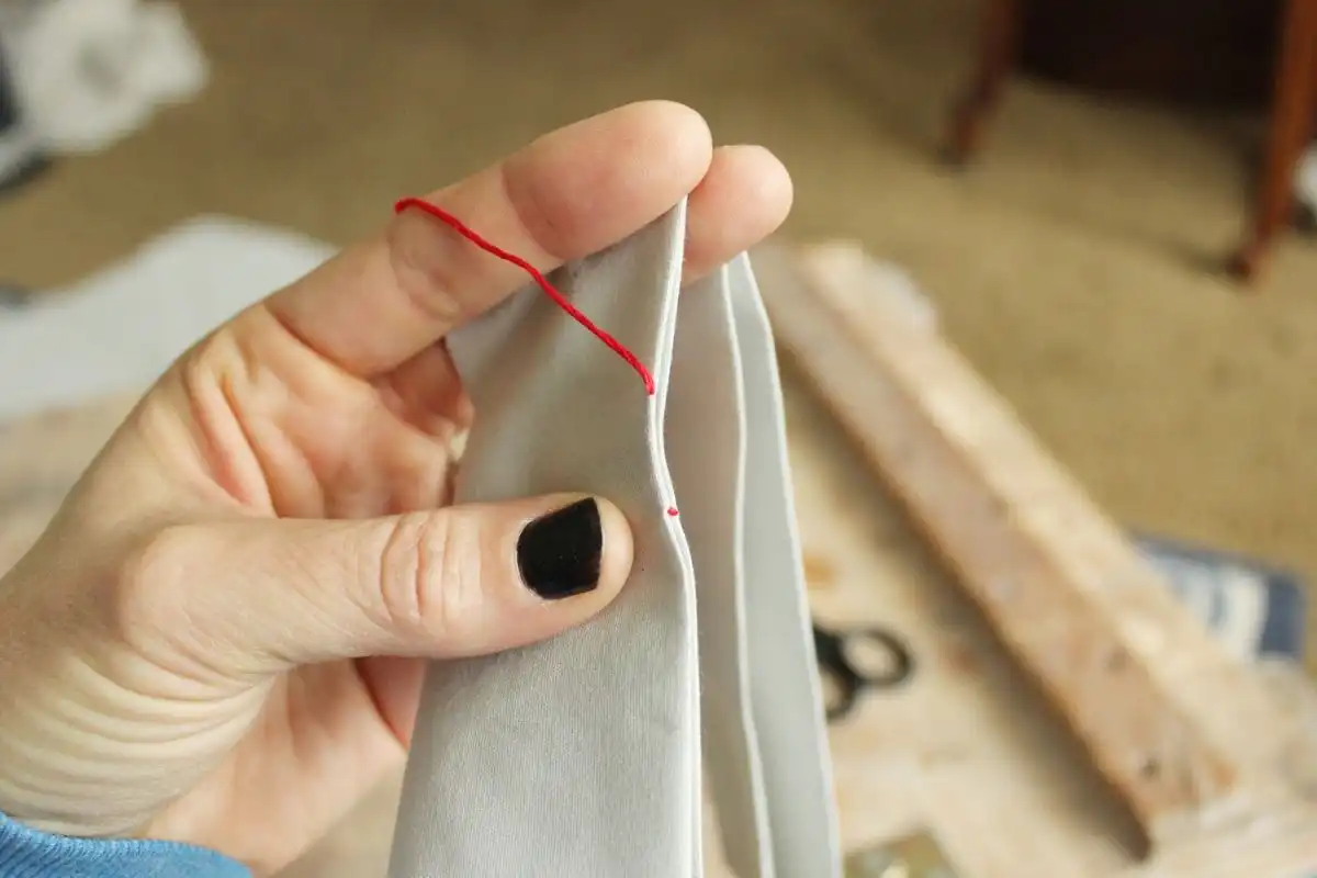 How to Sew - Pull the whole needle