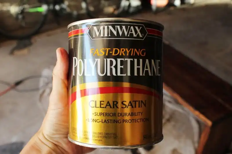 How to Stain Wood- protective stain coat