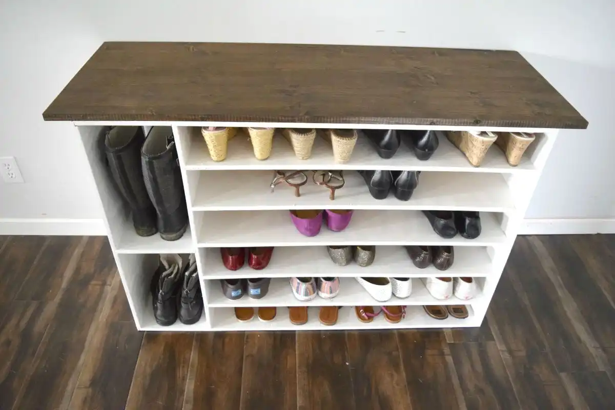 How to build a shoe rack