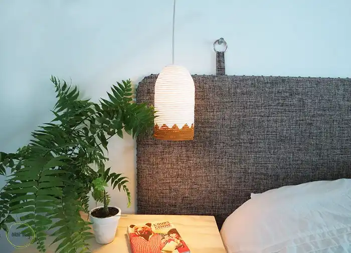 How to make a rope lampshade