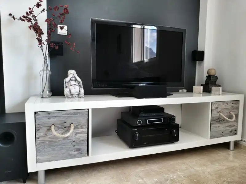 Ikea expedit TV stand