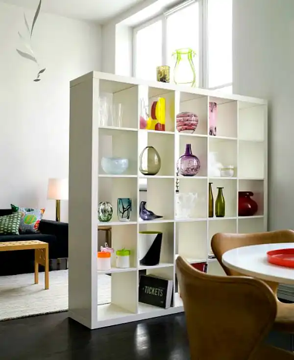 Ikea expedit wall divider system