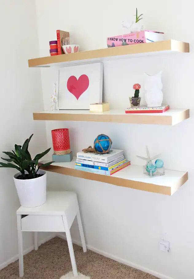 Ikea float hack shelves