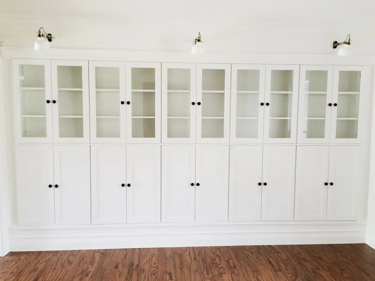 Ikea hack built in storage
