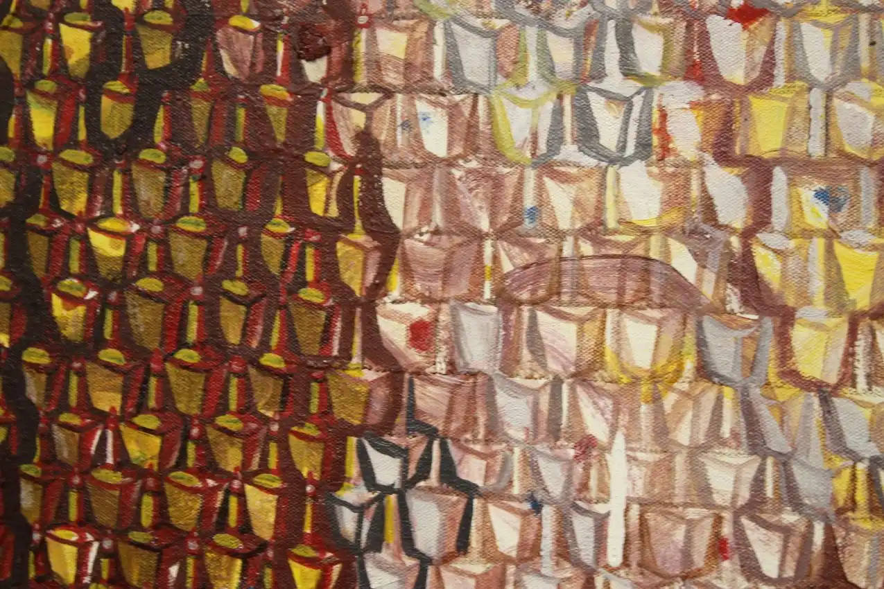 Each section is like a complex work of art unto itself.