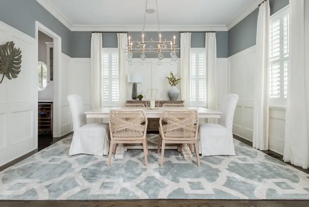 Increase Visual Height With Wainscoting