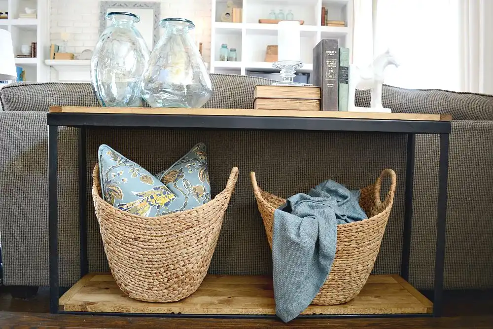 Industrial Farmhouse Sofa Table