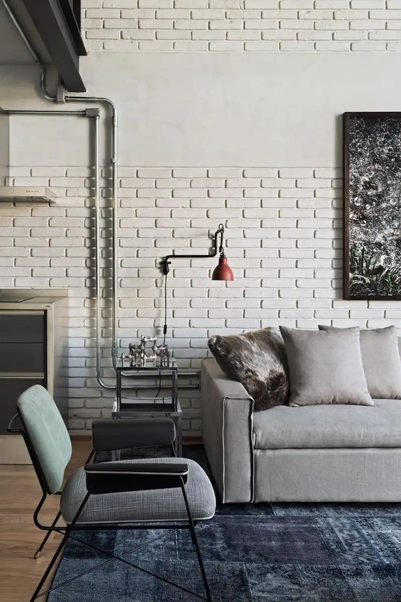 Industrial Sao Paulo loft accent chair