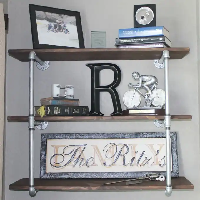 Industrial bookshelves