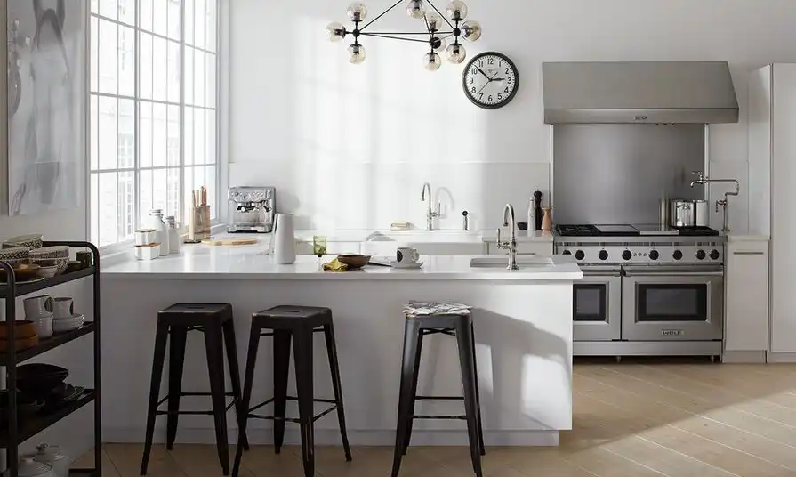 Industrial neutral kitchen design