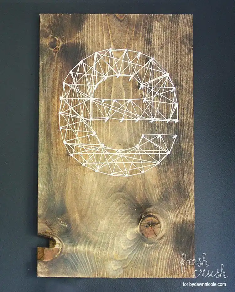 Inistial string artInistial string art