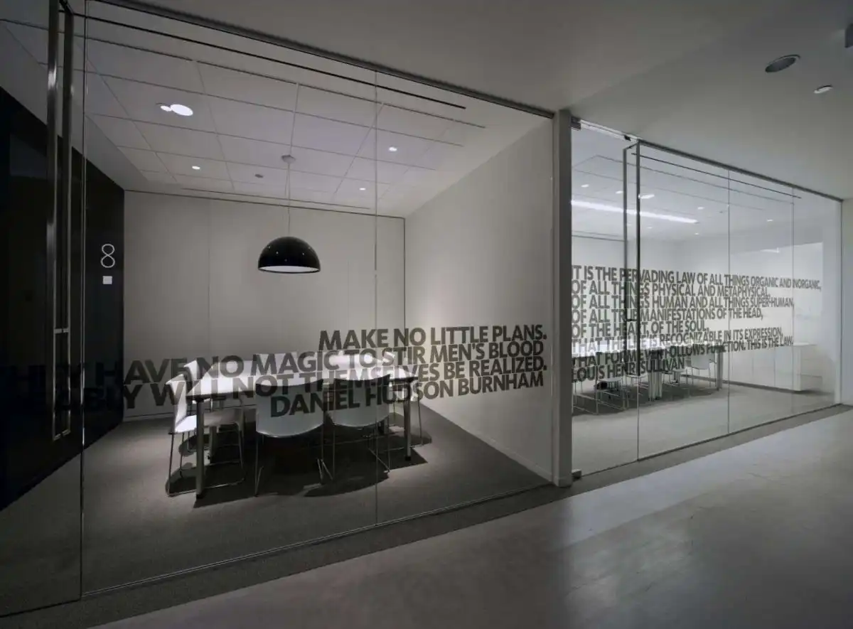Inspiring quote for meeting rooms