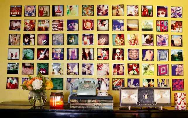 photo wall ideas instagram wall