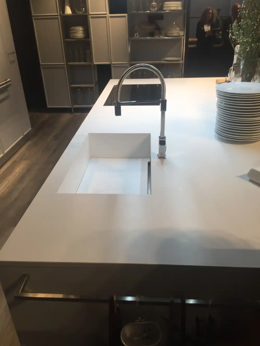 An integrated sink is a sink and a countertop that is all in one