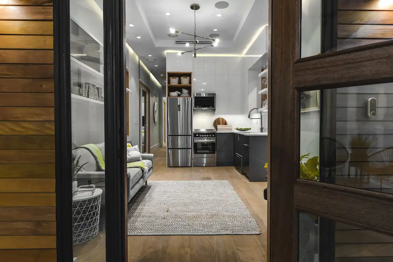 Multipurpose living space accommodates today's more fluid lifestyles.