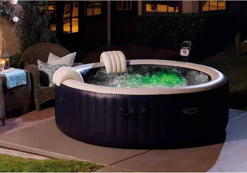 Intex Pure Spa 6 Person Inflatable Portable Heated Bubble Hot Tub