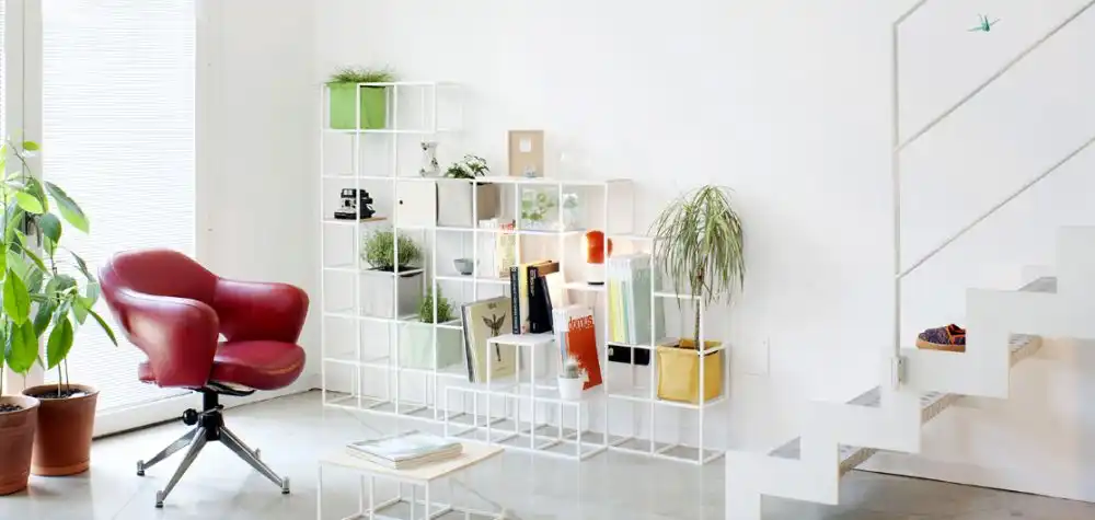 Ipot wall modular shelving system