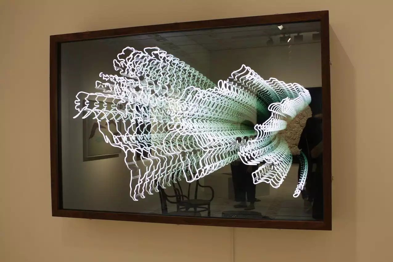This intricate neon artwork makes a political statement as well as a visual one.