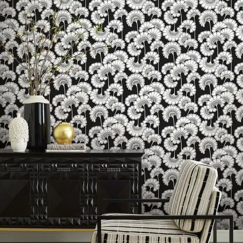 Japanese Floral Wallpaper Roll