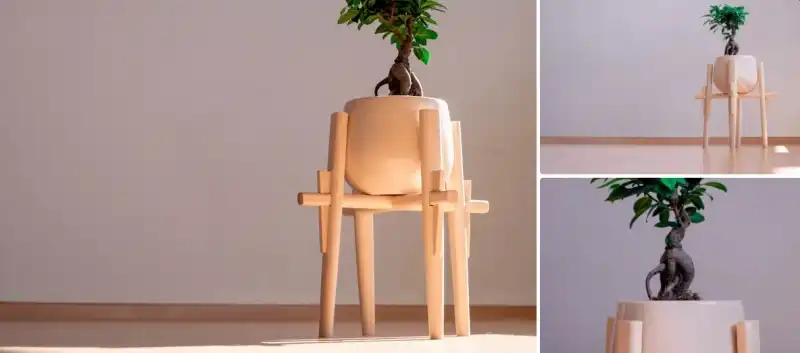 japanese plant stand