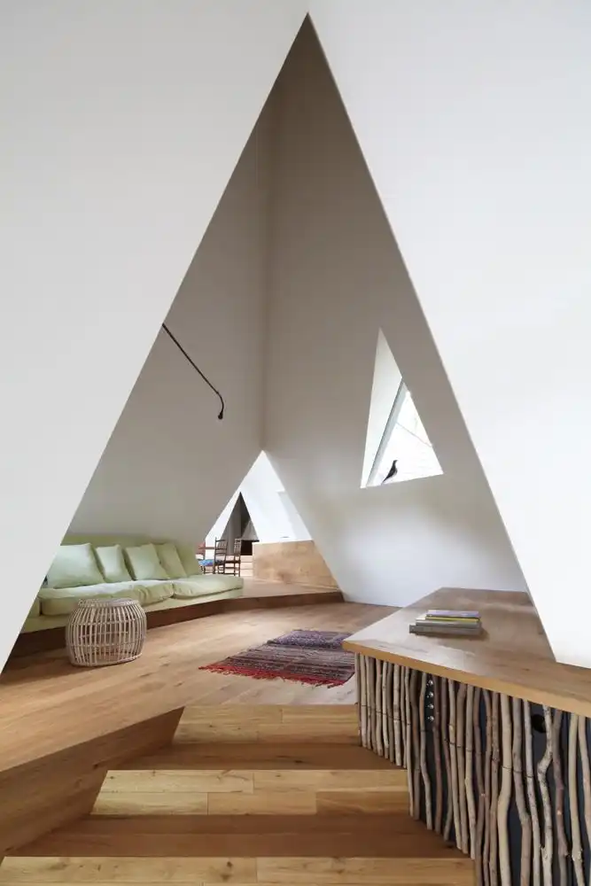 Japanese The Nasu Tepee House Interior