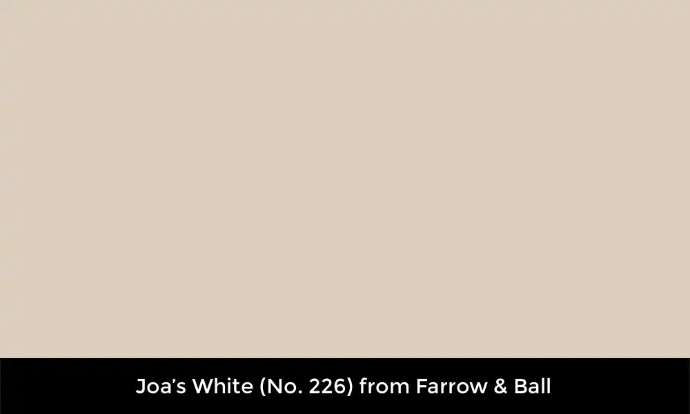 Joa’s White (No. 226) from Farrow & Ball