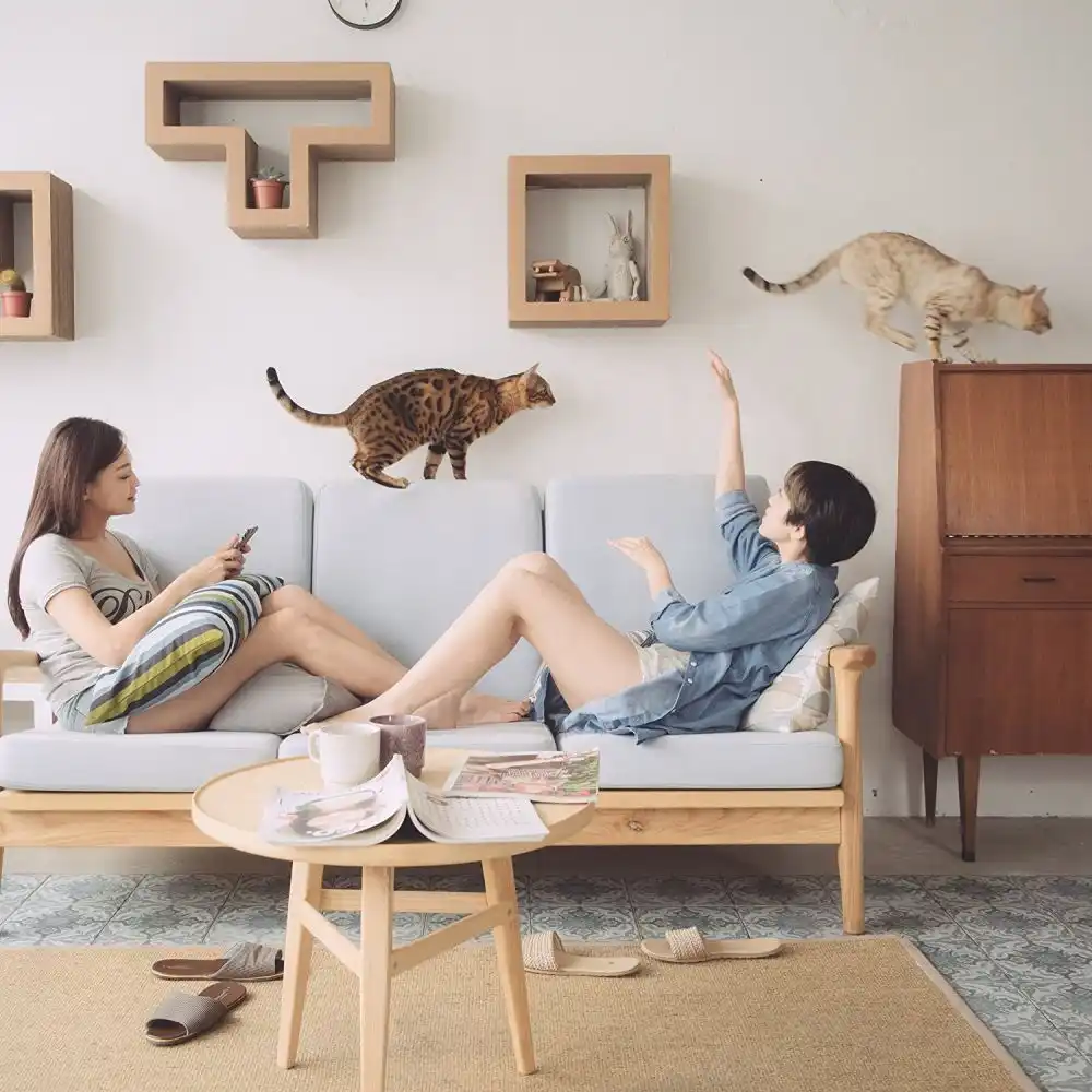 KATRIS Modular Cat Tree - 5 Blocks with Different Styles