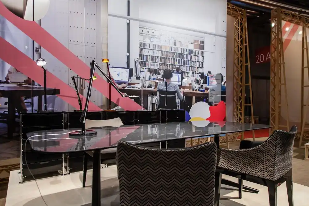 Kartell Philippe Starck Textile design by Ettore Sottsass Dining Chair