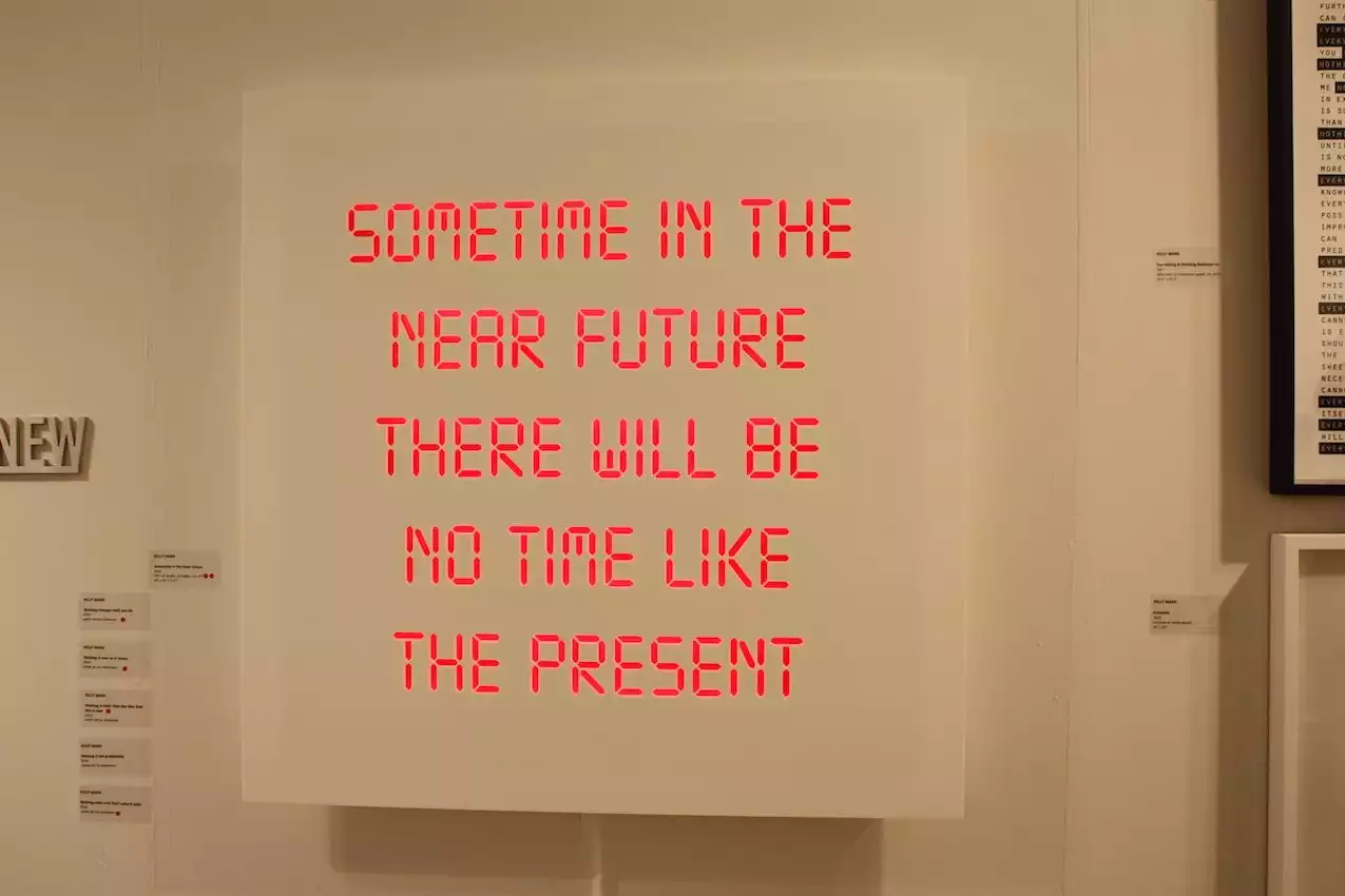 Using neon for word art harks back to the light's original purpose.